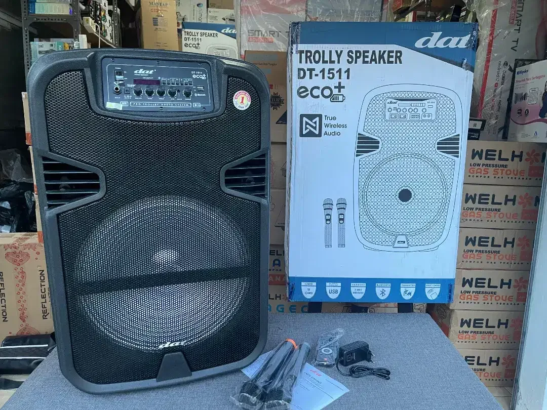Baru merk DAT speaker troly karaoke besar 15 inch - Image 3 of 4