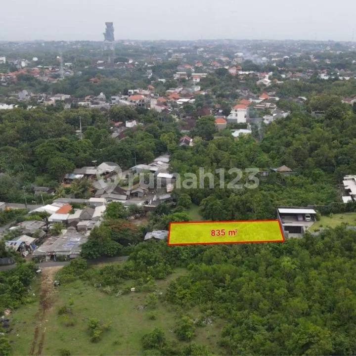 Tanah Zona Pink di Ungasan, Bentuk Kotak Melebar bisa Potong Roti - Image 1 of 4