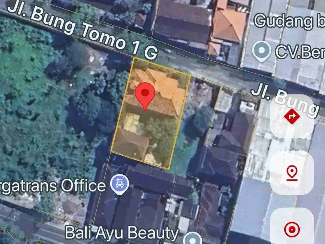 Tanah Luas Bonus Rumah Dekat Gatsu Barat Denpasar - Image 2 of 6