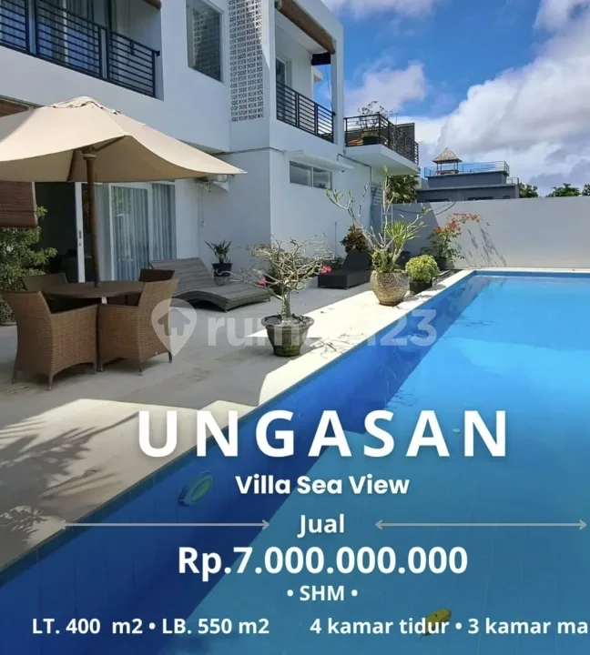 Villa Ungasan Pemandangan Laut Dekat Soda Cafe Pecatu - Image 3 of 4