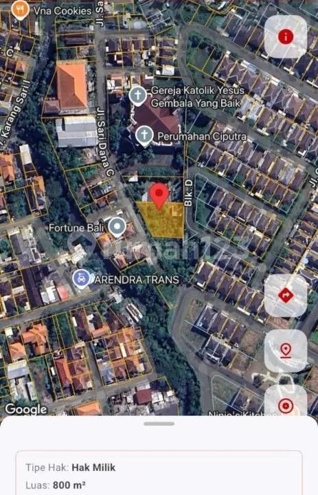 Dijual Tanah Strategis 800 MÂ² di Ubung Denpasar Utara Bali | Cocok untuk Villa, Kos, Perumahan & Investasi - Image 4 of 4