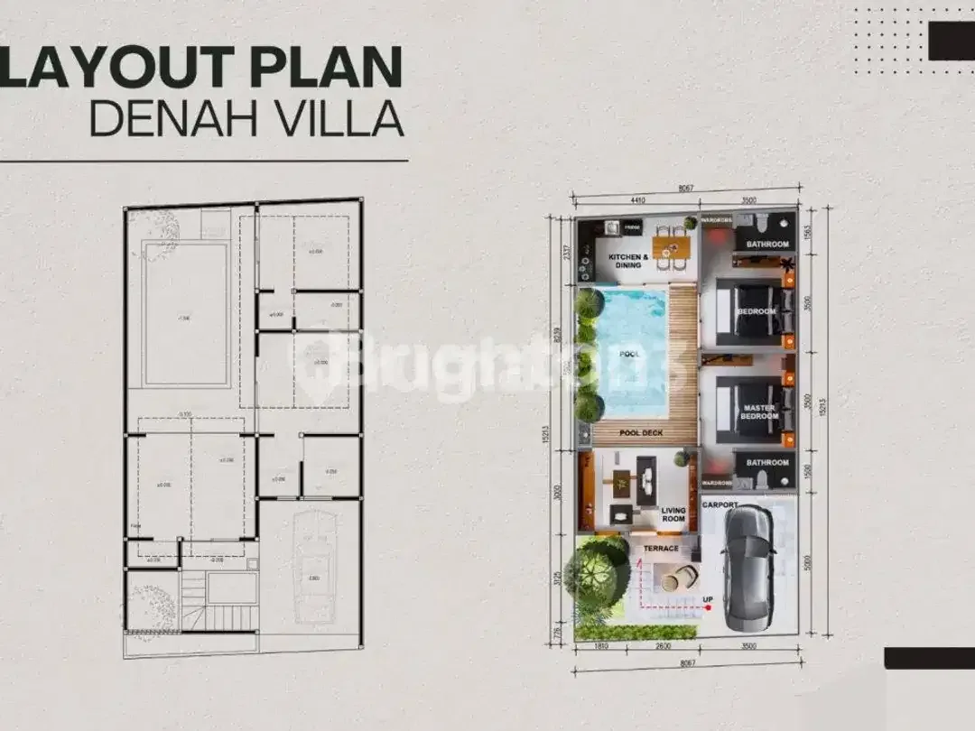 VILLA CANTIK MURAH 2 KAMAR TIDUR DI JL. DHARMAWANGSA KAMPIAL - Image 8 of 8