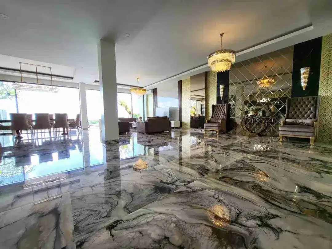 Luxury Villa FULL FURNISH Ocean View & Airport View di Cempaka Mas Jimbaran Kuta Selatan - Image 7 of 10