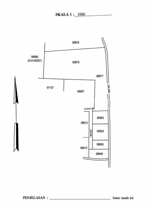 Dijual Tanah Lingkungan Villa Lodtunduh, Ubud, Gianyar, Bali - Image 3 of 4