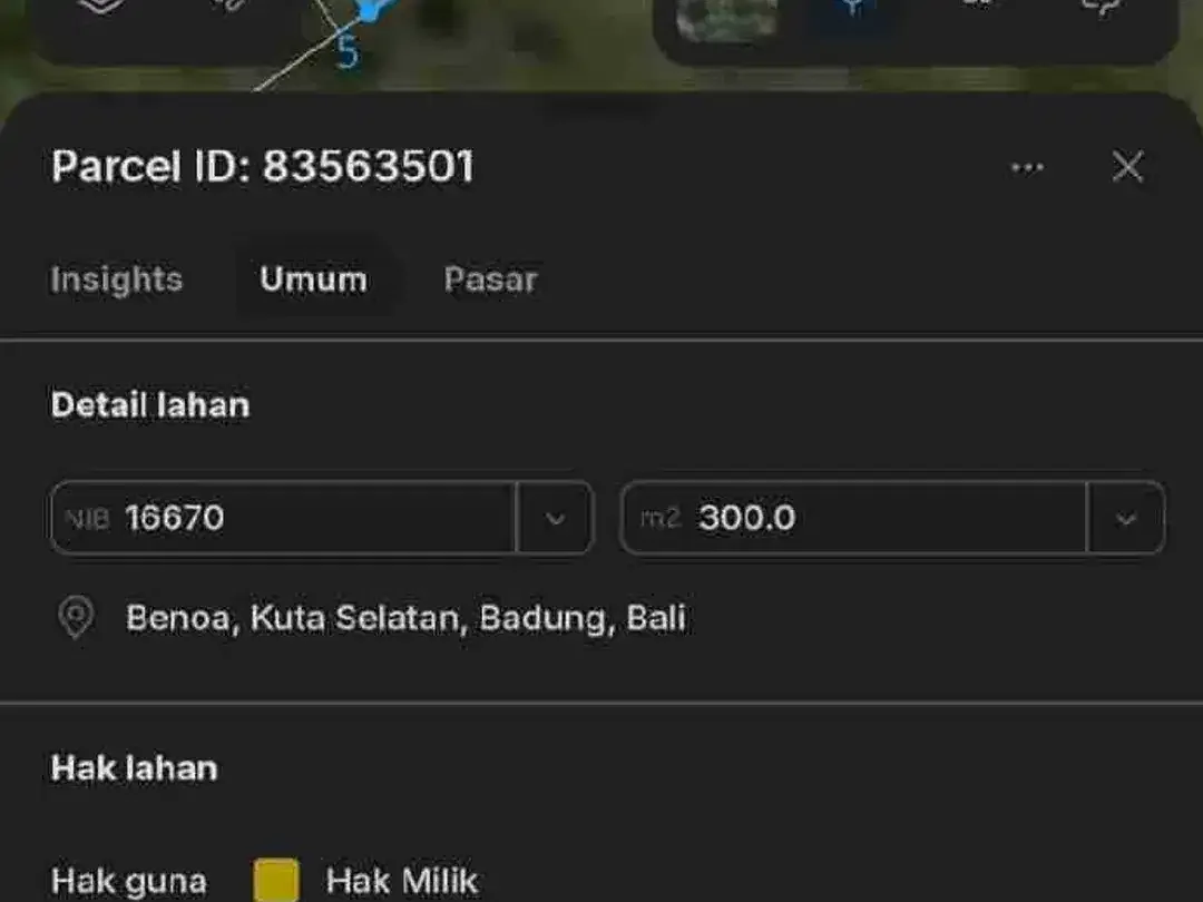 Jual  2 plot Tanah Luas 3 are Lokasi Jl Dharmawangsa Nusa Dua Bali di Kawasan Villa One Gate Sytem area. t - Image 8 of 9