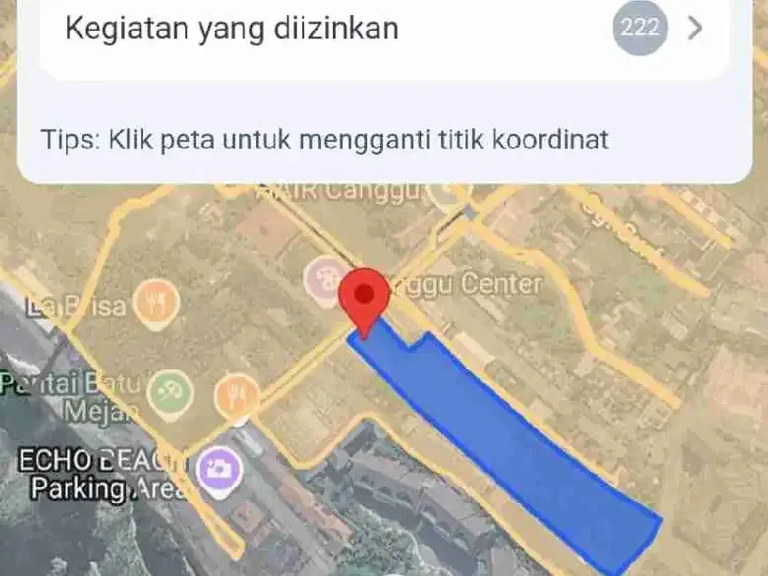 DIJUAL CEPAT TANAH Jl. Pantai Batu Mejan dekat Echo Beach / Hanya 150 Meter dari Bibir Pantai - Image 5 of 5