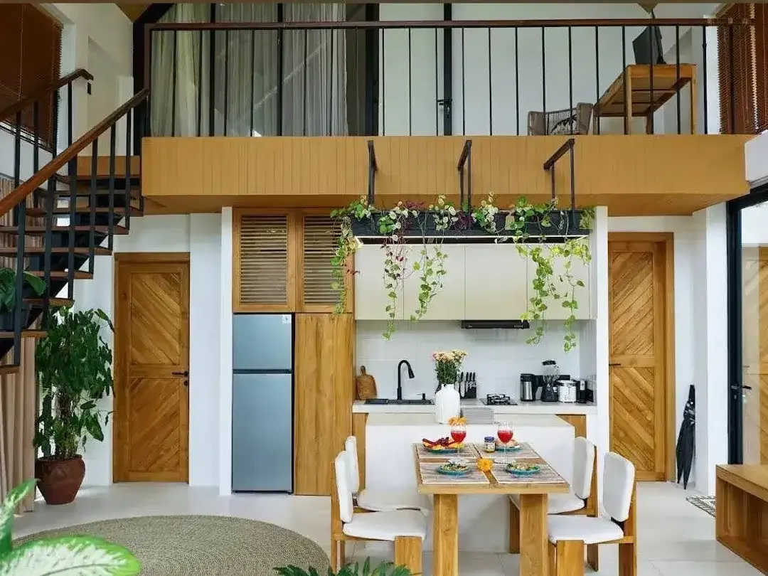 Vila modern dengan pemandangan terasering sawah di Ubud! - Image 2 of 6