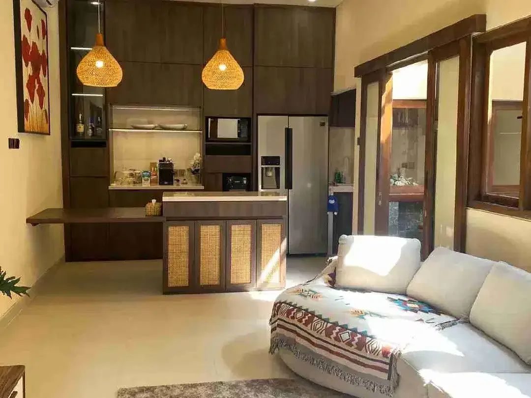 DISEWAKAN VILLA BARU MODERN DI RENON. SEWA MINIMAL 2 TAHUN. - Image 3 of 10