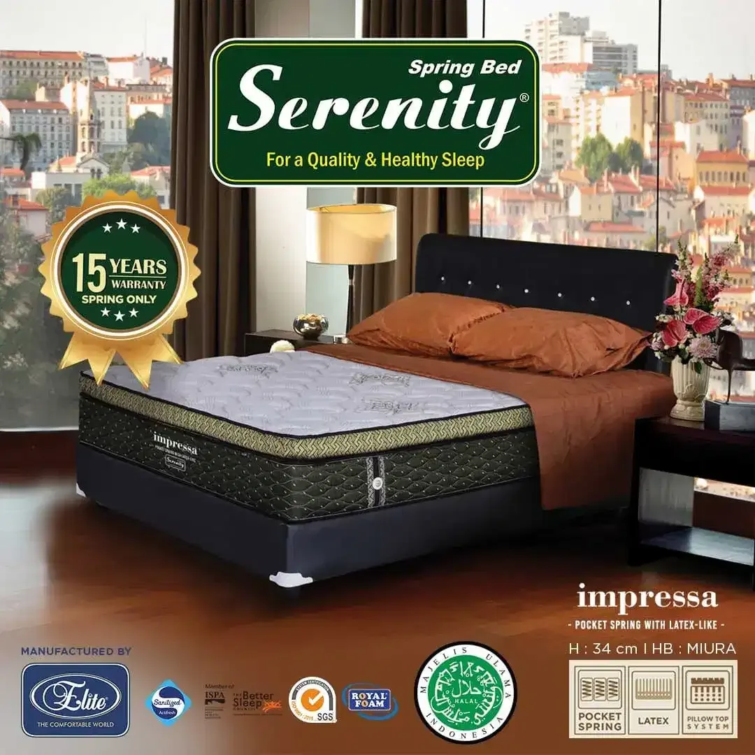 Serenity Impressa pocket latex 160x200.mattras only - Image 2 of 4