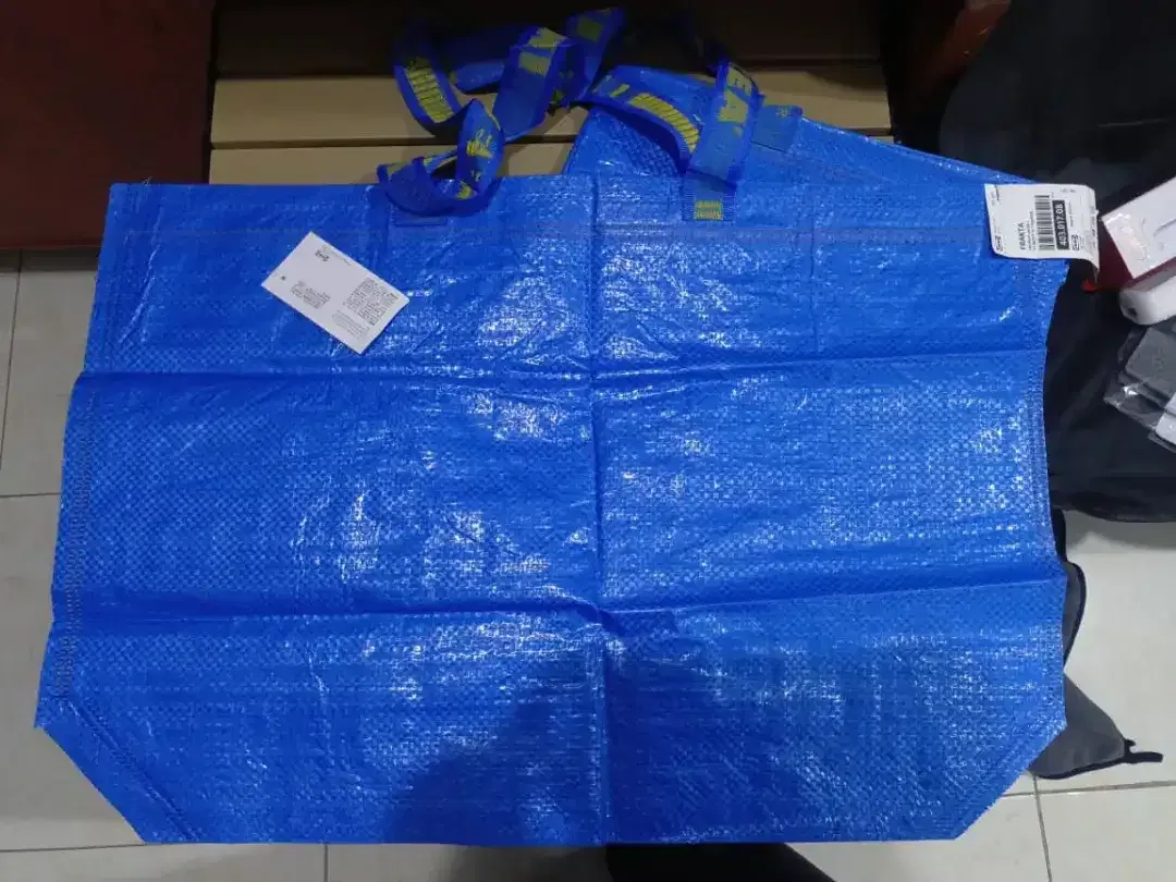 Tas Kantong Belanja/laundry merk Ikea UK.36L 45x18x45cm Kuat dan awet - Image 1 of 4