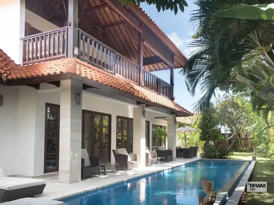3Br Authentic Bali Style Villa With Lush Garden In Prime Umalas - Image 1 of 10