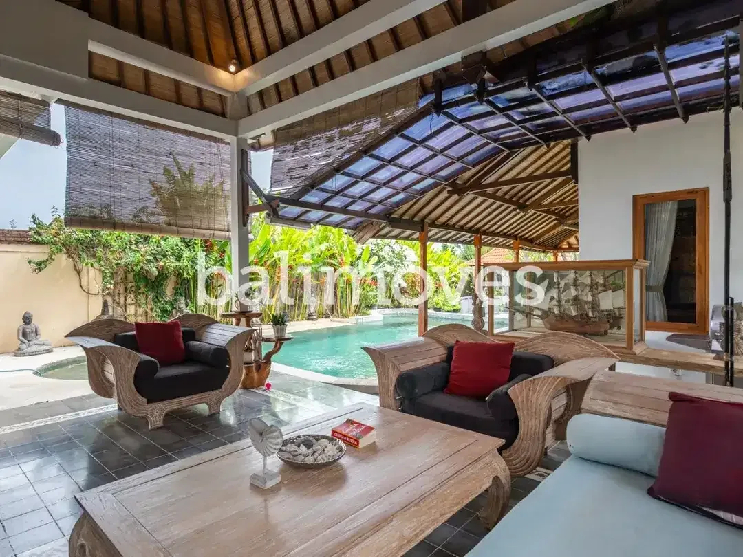 Dijual Villa 3 Kamar Tidur dengan Tanah yang Luas di Sanur - Image 9 of 10