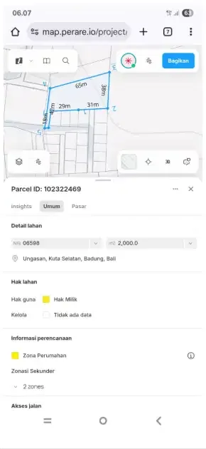 Land for Rent at Pecatu - Image 10 of 10
