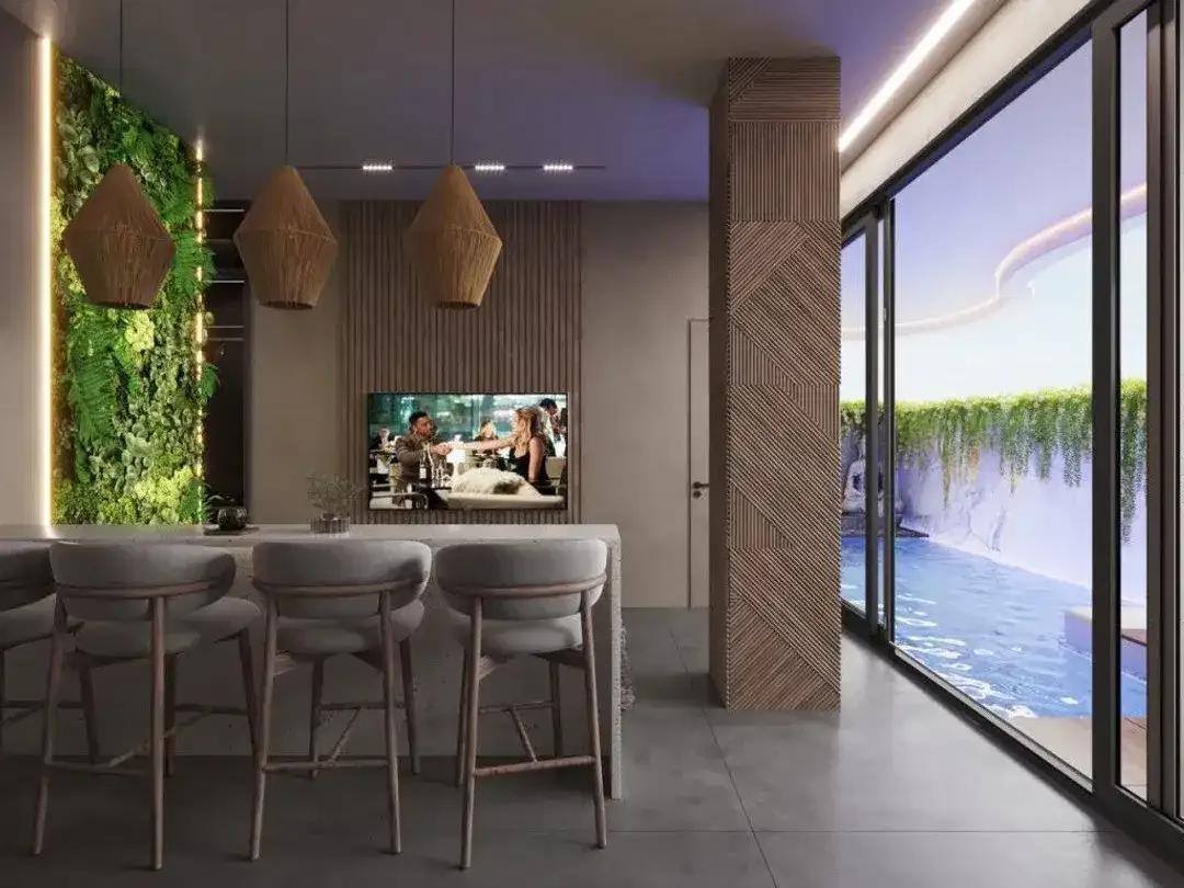 Apartemen desainer di Canggu dengan kolam infinity di rooftop! - Image 3 of 10