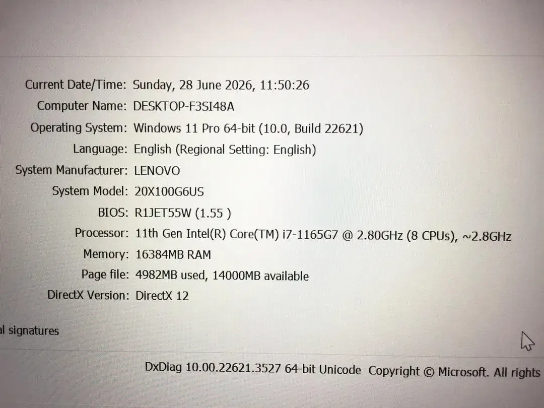 Lenovo ThinkPad L14 Core i7Gen11 Ram 16GB SSD 256GB Touchscren Mulus - Image 10 of 10