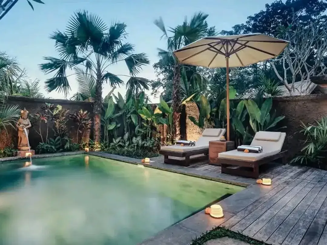 DIJUAL VILLA WITH RICEFIELD AND JUNGLE VIEW - Image 9 of 10