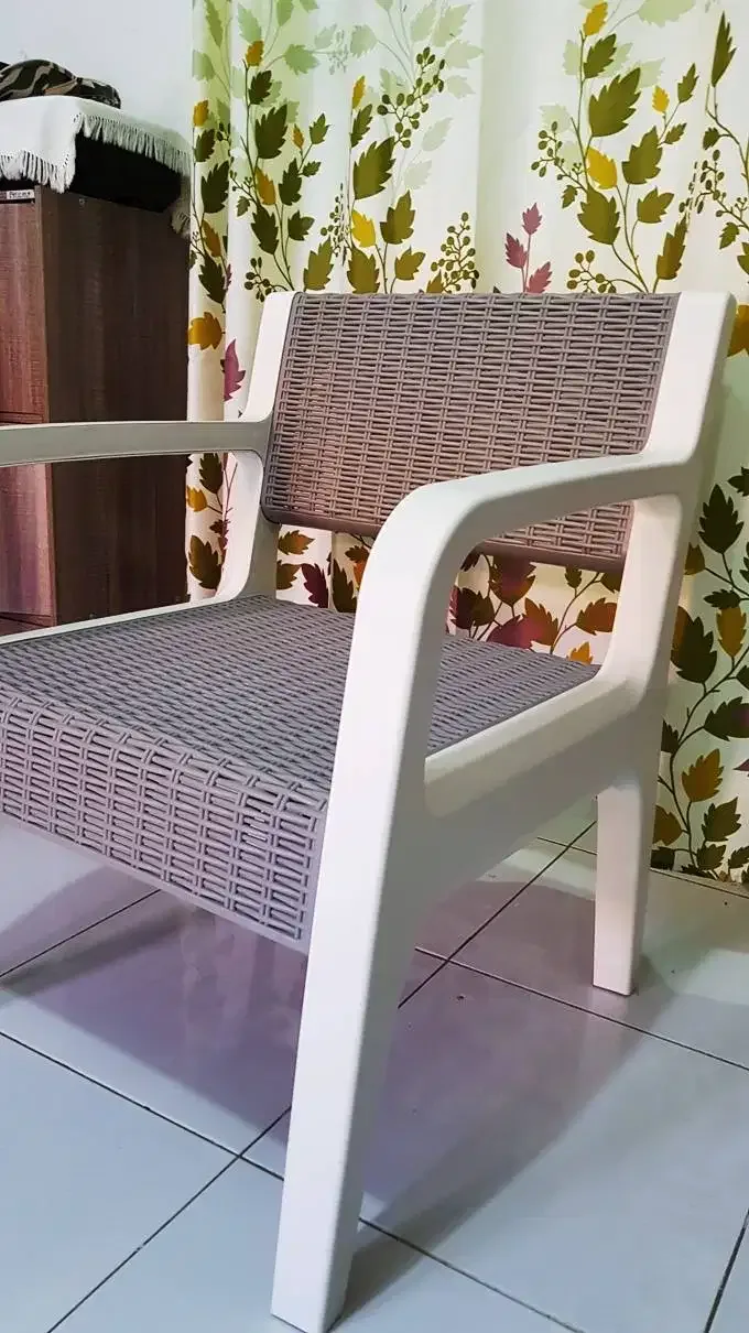 KURSI PLASTIK MOTIF ROTAN - Image 7 of 10