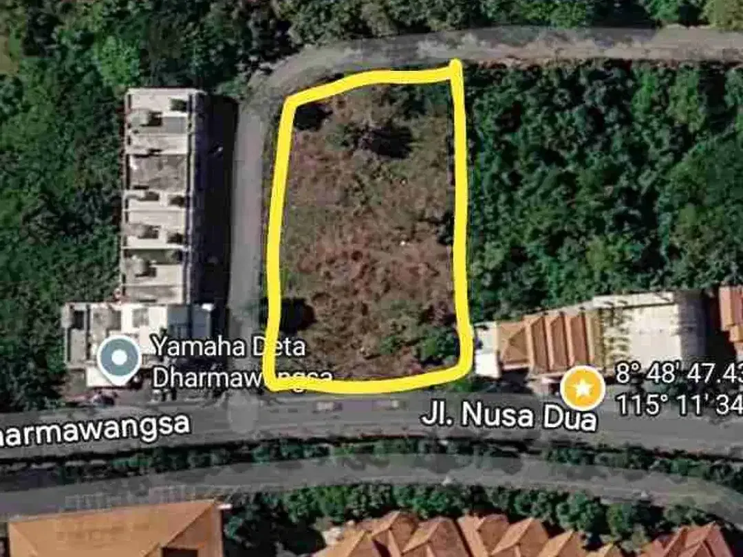 Tanah Hook Jalan Utama Darmawangsa Nusa Dua - Image 1 of 8