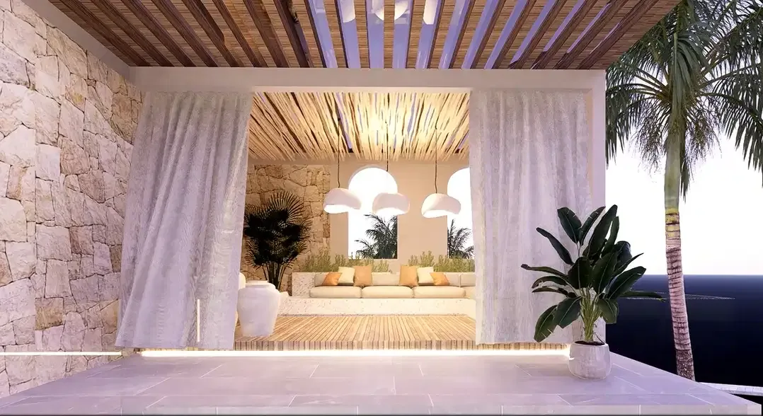 A new mediteranian villa with ocean view at jalan Anggrek Ungasan - Image 9 of 10