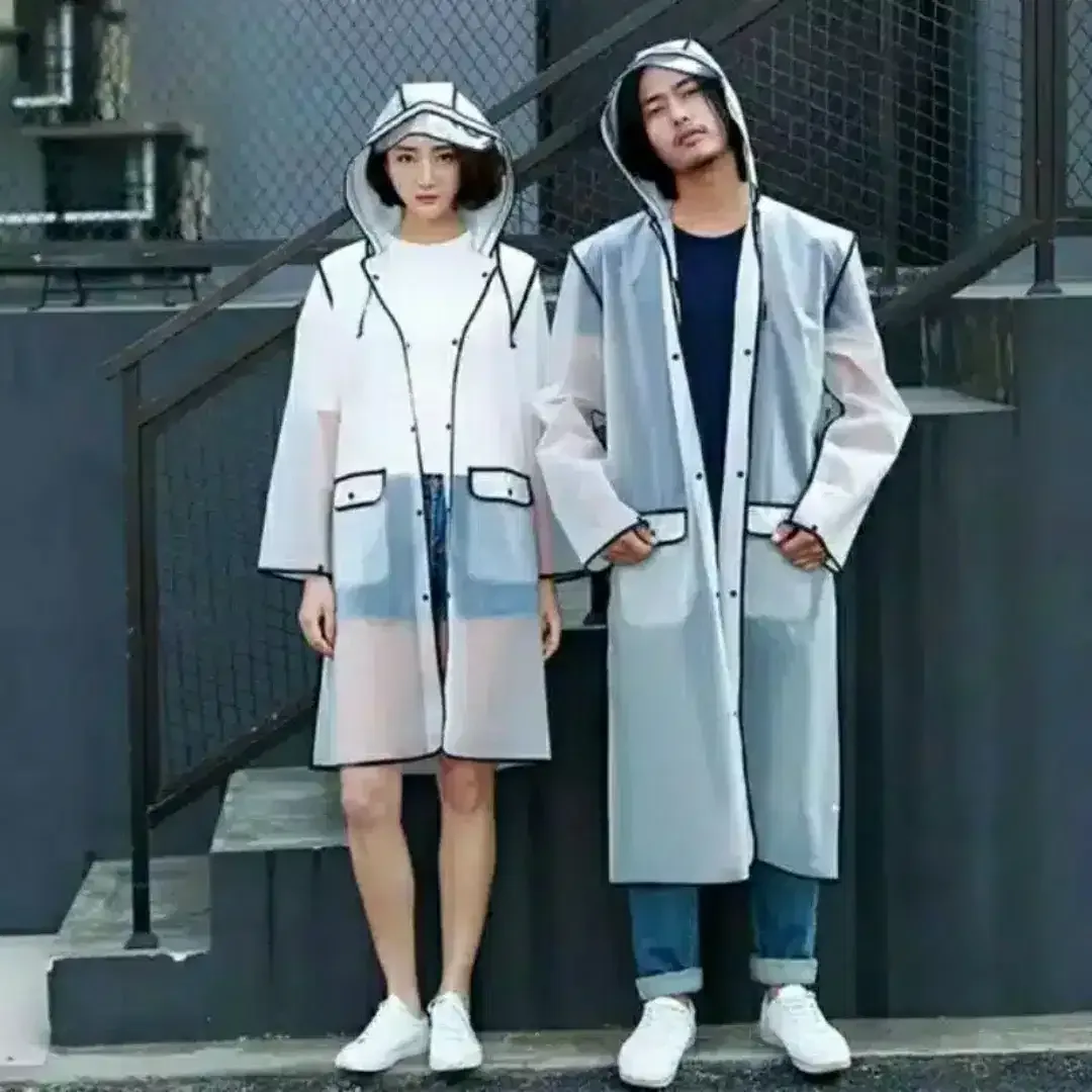 Jas Hujan Transparant Unisex - Image 1 of 3
