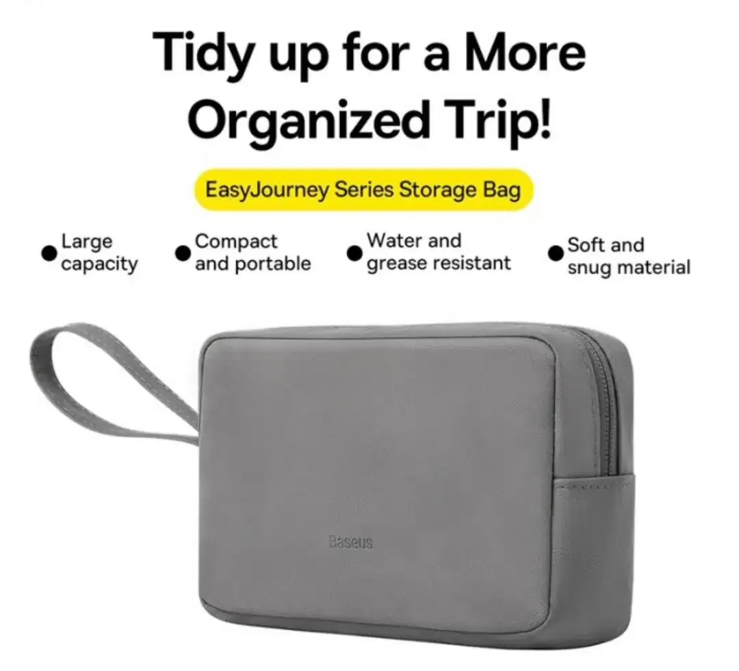 Tas Gadget Organizer Travel Pouch Dompet Serbaguna Storage Bag - Image 2 of 4