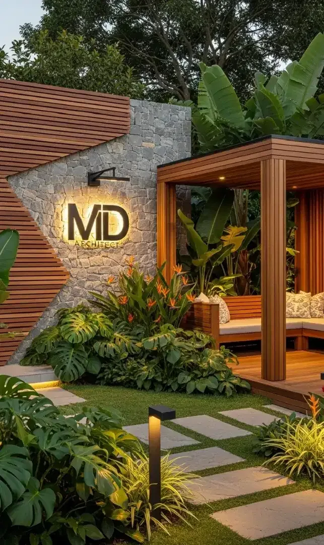 Free desain taman outdoor jasa arsitek Bali - Image 2 of 4