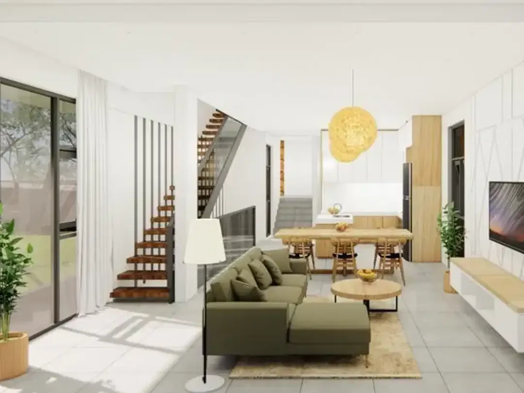 Greenlot Riverside Villas -3 BR Villa dekat Canggu Bali - Image 2 of 10