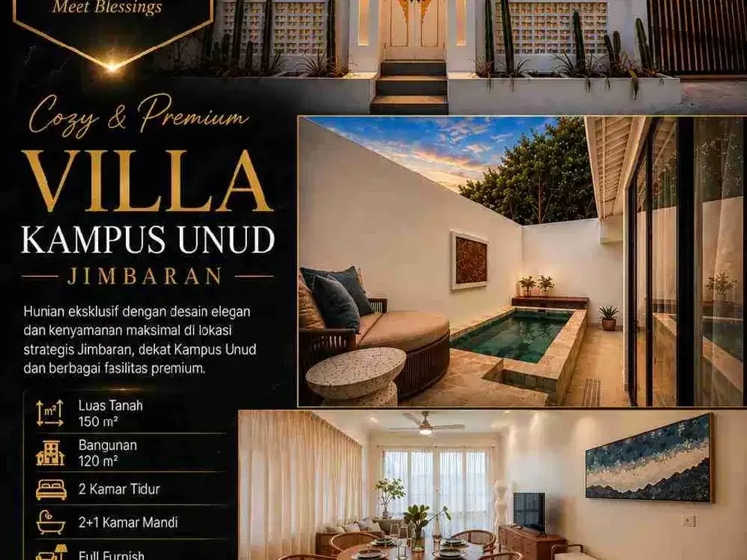 Villa Premium Furnish Kampus Unud jimbaran - Image 1 of 10