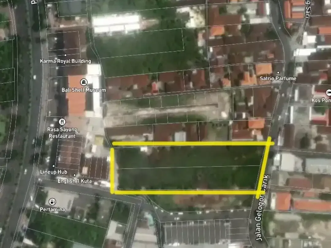 Tanah Zona Perumahan 24,8 Are Dijual di Pemogan, Denpasar Selatan - Image 3 of 4