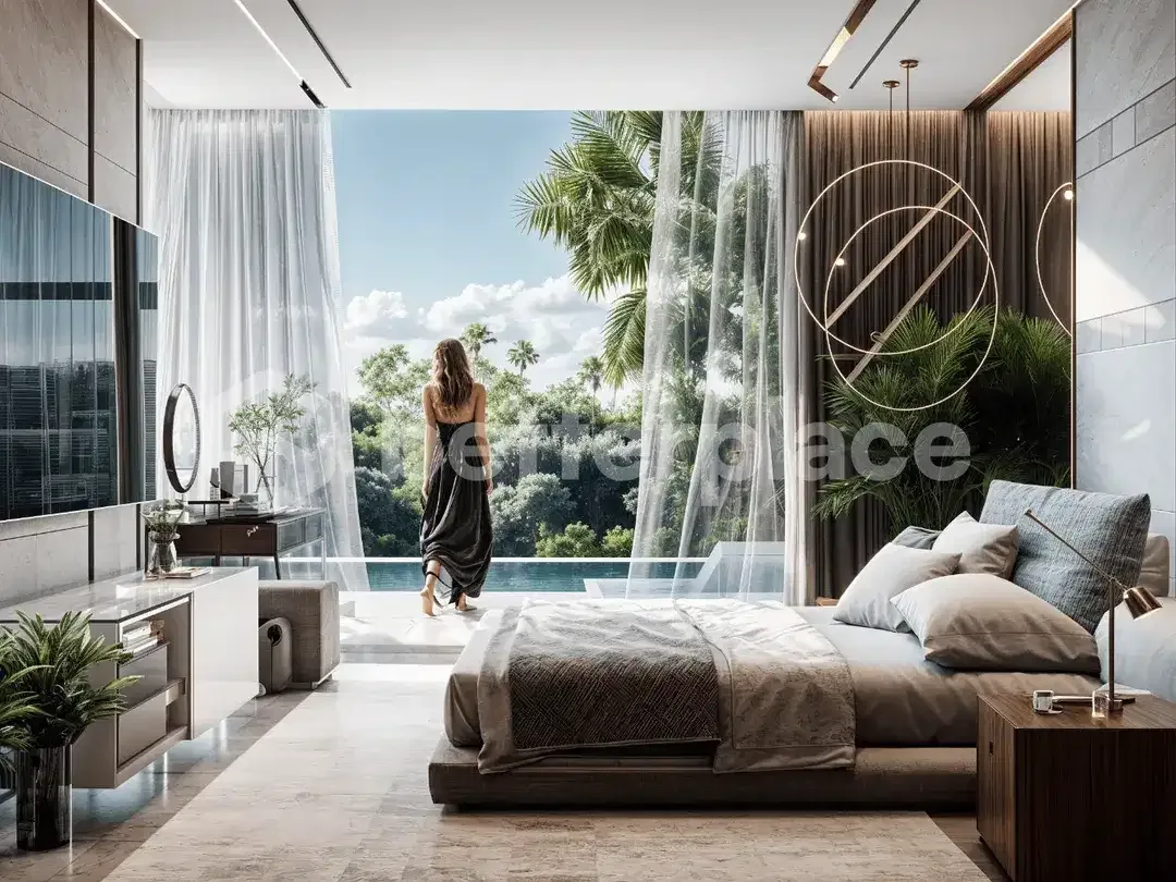 Spacious Tropical Contemporary Villa in Peaceful Pecatu 3 Bedrooms with Sunset Views - Image 4 of 10