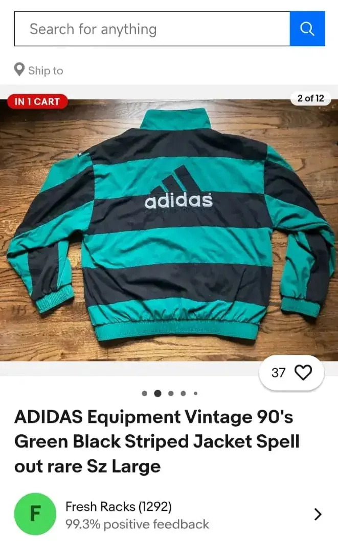 Jaket Windbreaker Adidas - Image 7 of 7