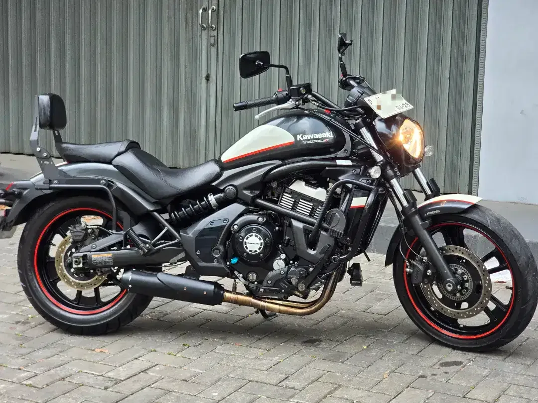 Moge Cruiser Kawasaki Vulcan 650 th 2017/2018 Km14rb Modif Siap Turing - Image 6 of 10