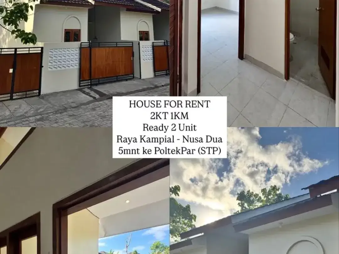SEWA RUMAH MURAH KAMPIAL NUSA DUA DUA KAMAR - Image 1 of 9
