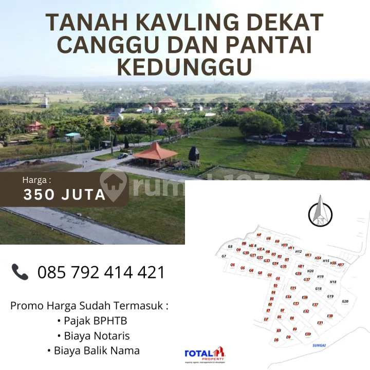 Dijual Tanah Kavling Murah Di Bali Lokasi di Kawasan Wisata Bali - Image 1 of 4