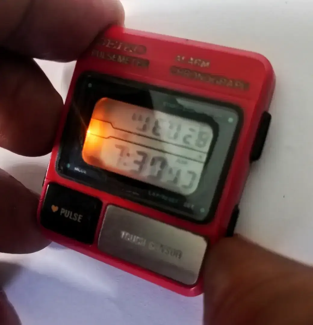 Seiko pulse meter.seiko vintage watch.seiko.jam tangan unik - Image 3 of 3
