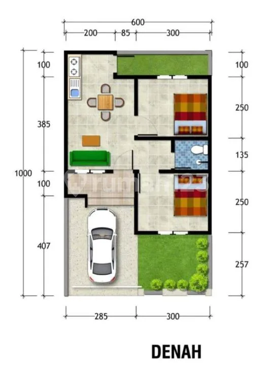 Rumah Modern Minimalis Dekat Taman Kota Lumintang Denpasar Bali - Image 2 of 4