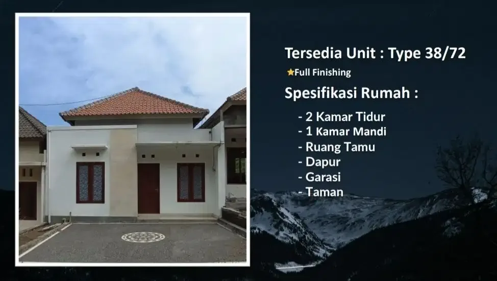 Rumah Tanpa Dp Di Grand Niravadhi Tabanan,Bali-Bayar 5 Jt Free Biaya2 - Image 3 of 9