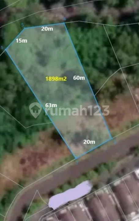 Jual Tanah Cantik Full View Sawah Sungai Dekat ke Canggu - Image 1 of 1
