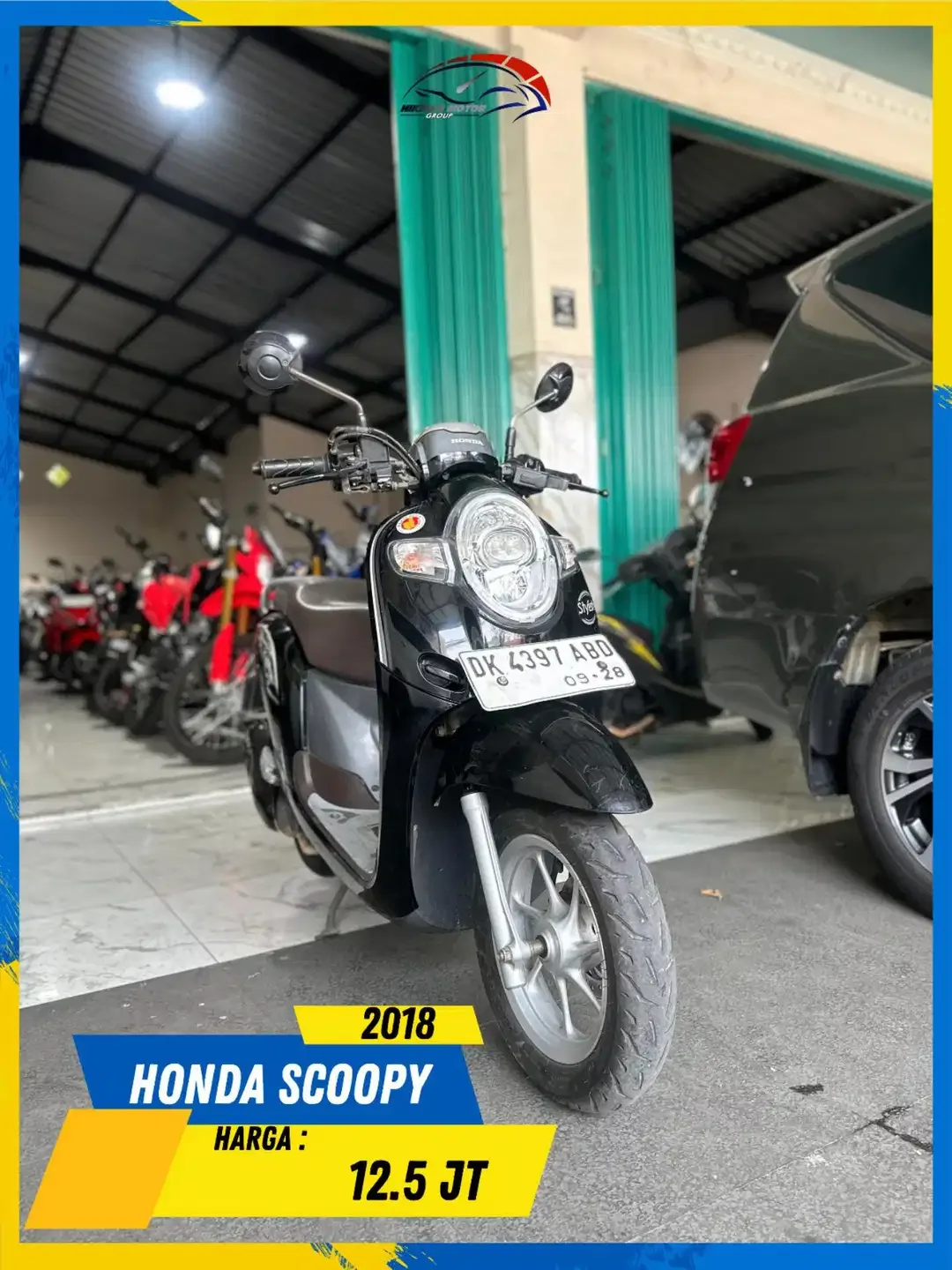 HONDA SCOOPY 2018 PLAT DK MURAH BERKUALITAS HIKMAH MOTOR KEPUH MALANG - Image 1 of 7