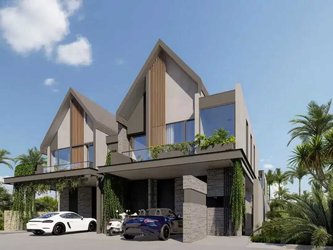 Villa Leasehold 2 Kamar di Kedungu Bali Four Palms Villas Dekat Pantai - Image 1 of 10