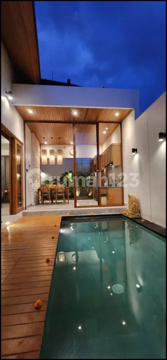New Modern Villa 2 Br For Yearly Rent In Canggu Bali - Image 1 of 4