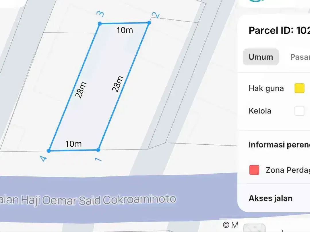 Dijual Tanah Komersial 250 m2 Jl Utama Cokroaminoto Denpasar - Image 7 of 9