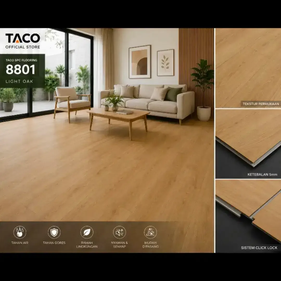 Vinyl lantai taco 5,5mm - Image 2 of 10