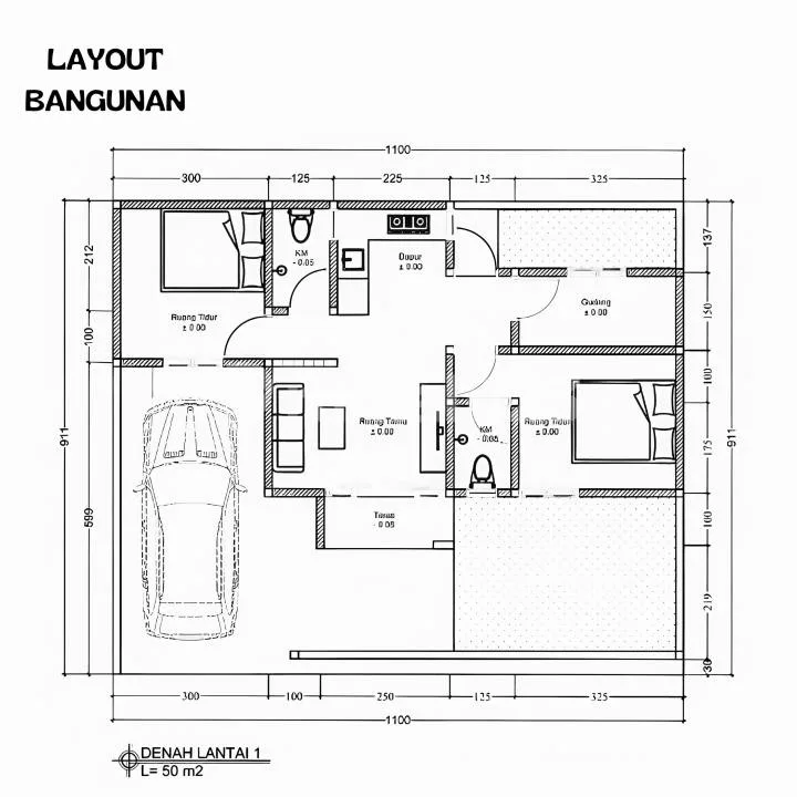 Dijual Rumah Murah Modern Minimalis Area Mengwi Lokasi Strategis - Image 2 of 4