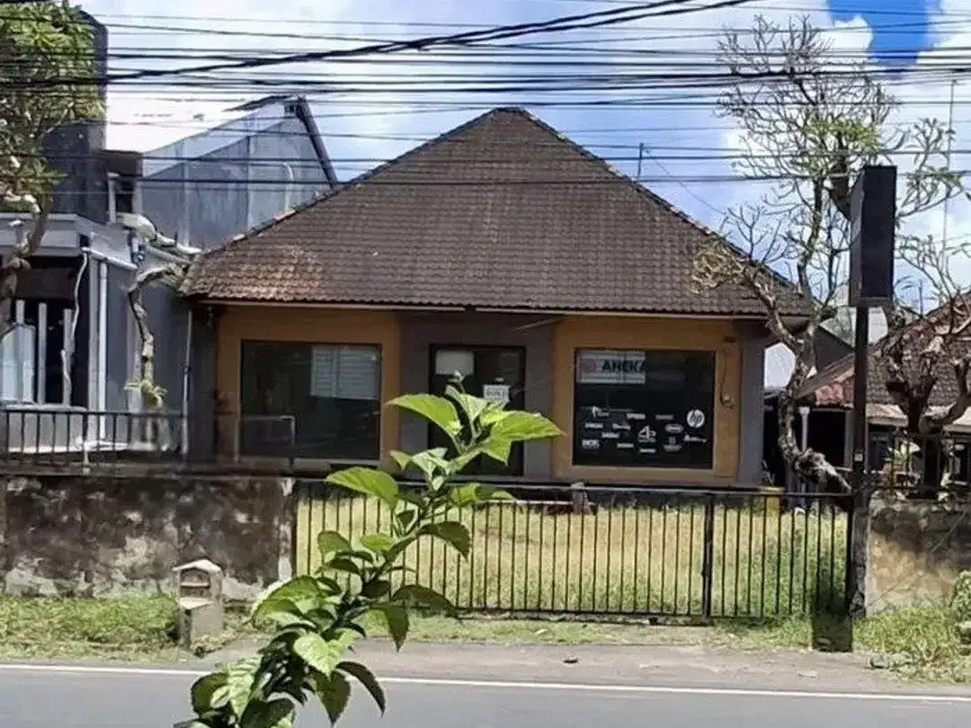 Tanah dan Bangunan 1 Lantai Disewakan, di Bypass Sanur, Denpasar Area - Image 1 of 3