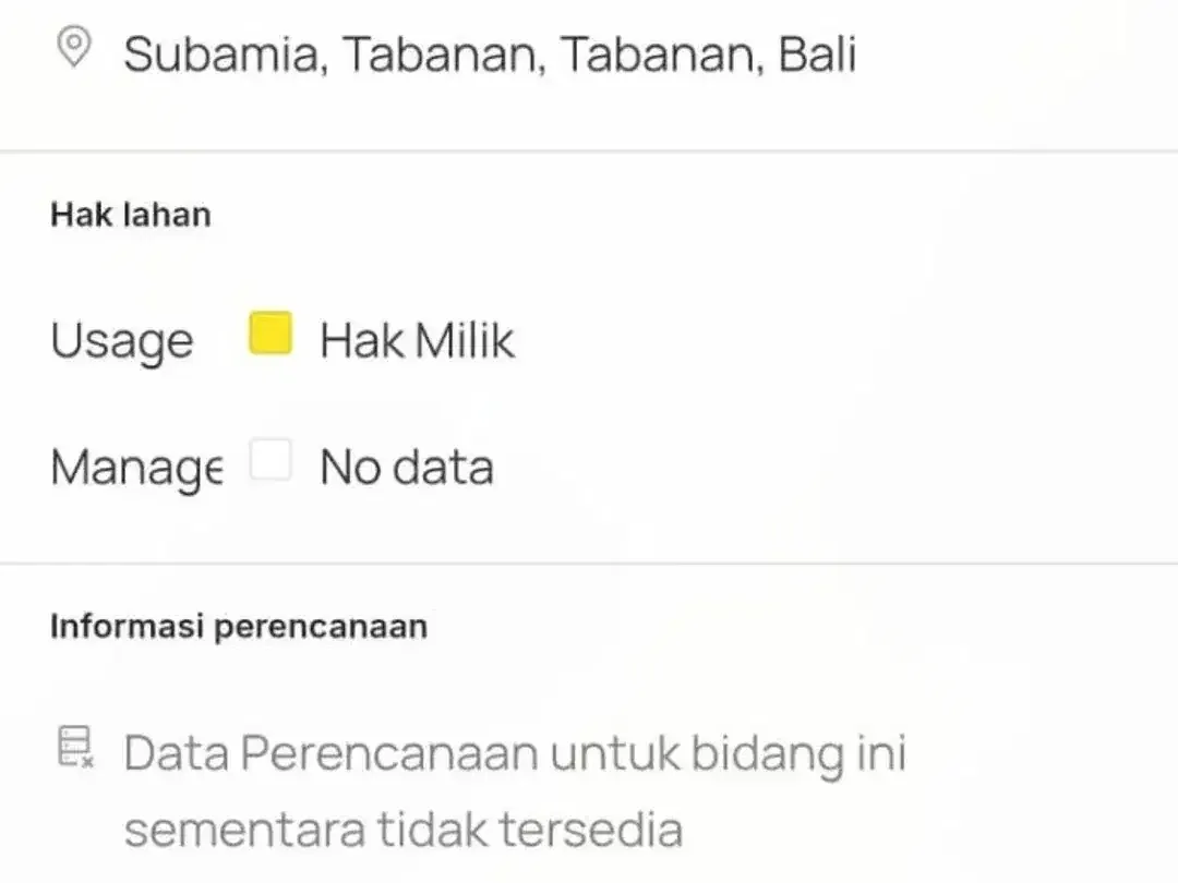 Dijual Tanah lingkungan tenang aman dan nyaman View Sawah dekat dengan kota Tabanan, sangat cocok untuk di bangun rumah,villa, maupun investasi. - Image 5 of 8