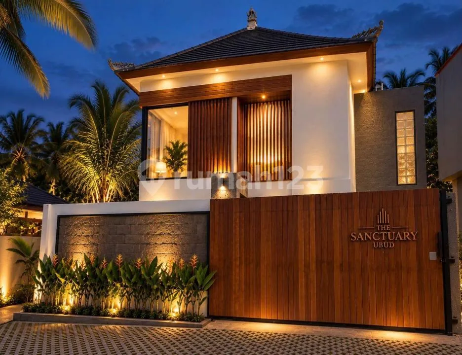 V273 Dijual Villa Ubud SHM Furnished View Jungle Kolam Pribadi - Image 1 of 4
