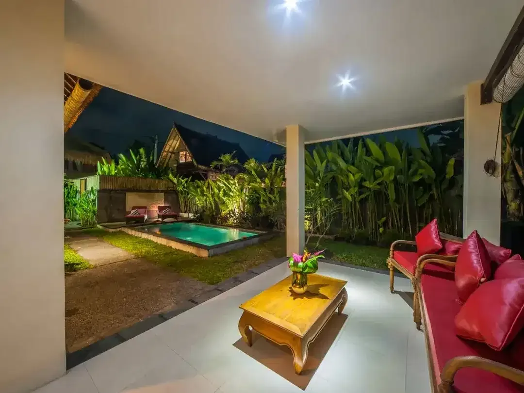 2-Story Minimalist Villa with Pool in Serene Ubud Bali for Rent Yearly - Image 8 of 10