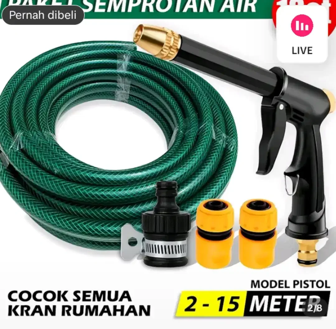 Paket Komplit Semprotan water Gun, panjang 15 meter - Image 1 of 5