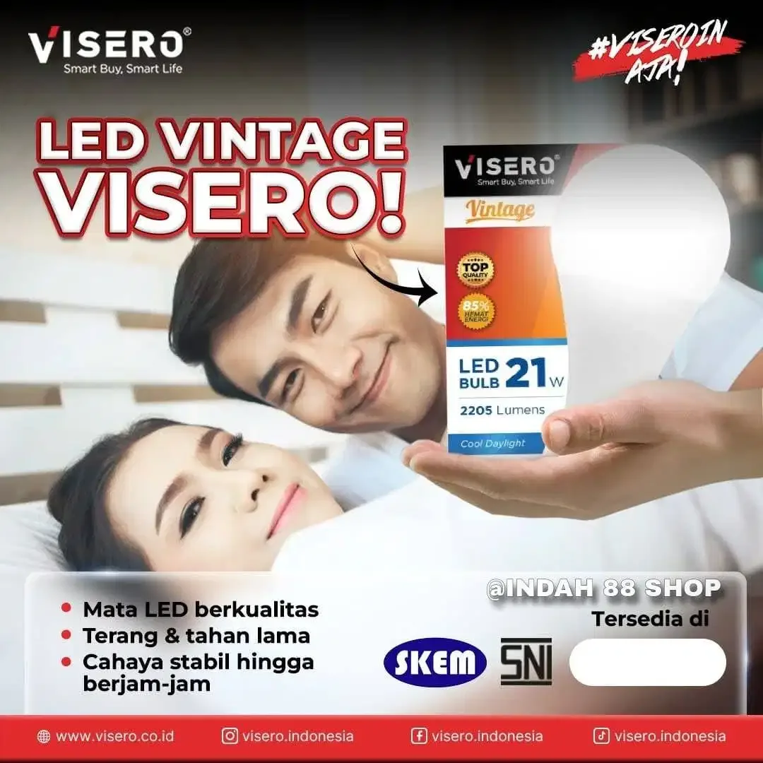 Bola Lampu Bohlam / LED Bulb Visero VINTAGE - Image 1 of 1